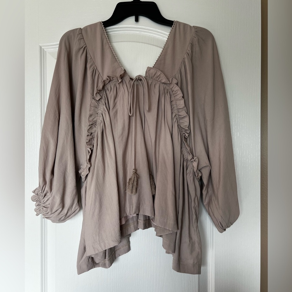 My Only Fault Blouse (Dusty Rose Cloud)